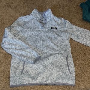 LLbean quarter button up